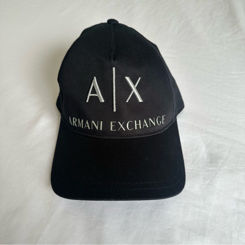 Armani Exchange Classic Black Hat